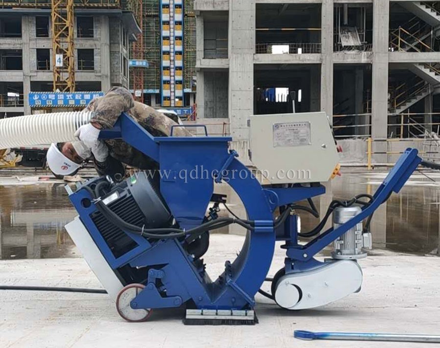 樓板防水層處理專用路面拋丸機