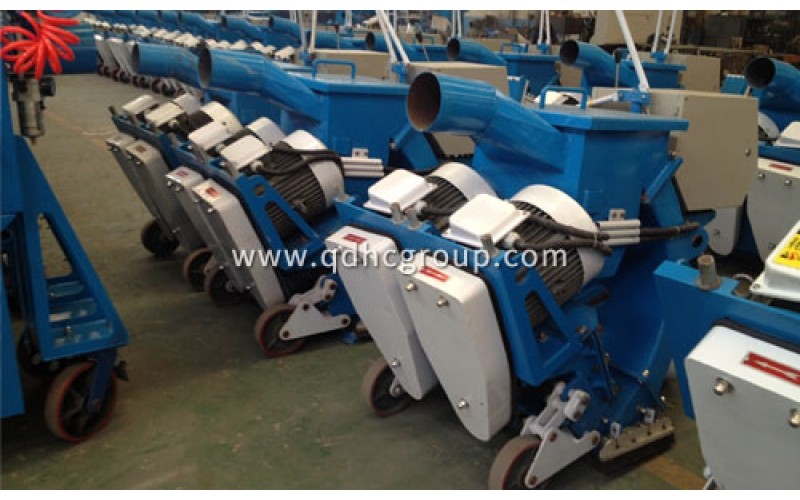 路面拋丸機的改進