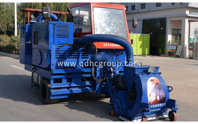 車載拋丸機可以應用到各種施工路面